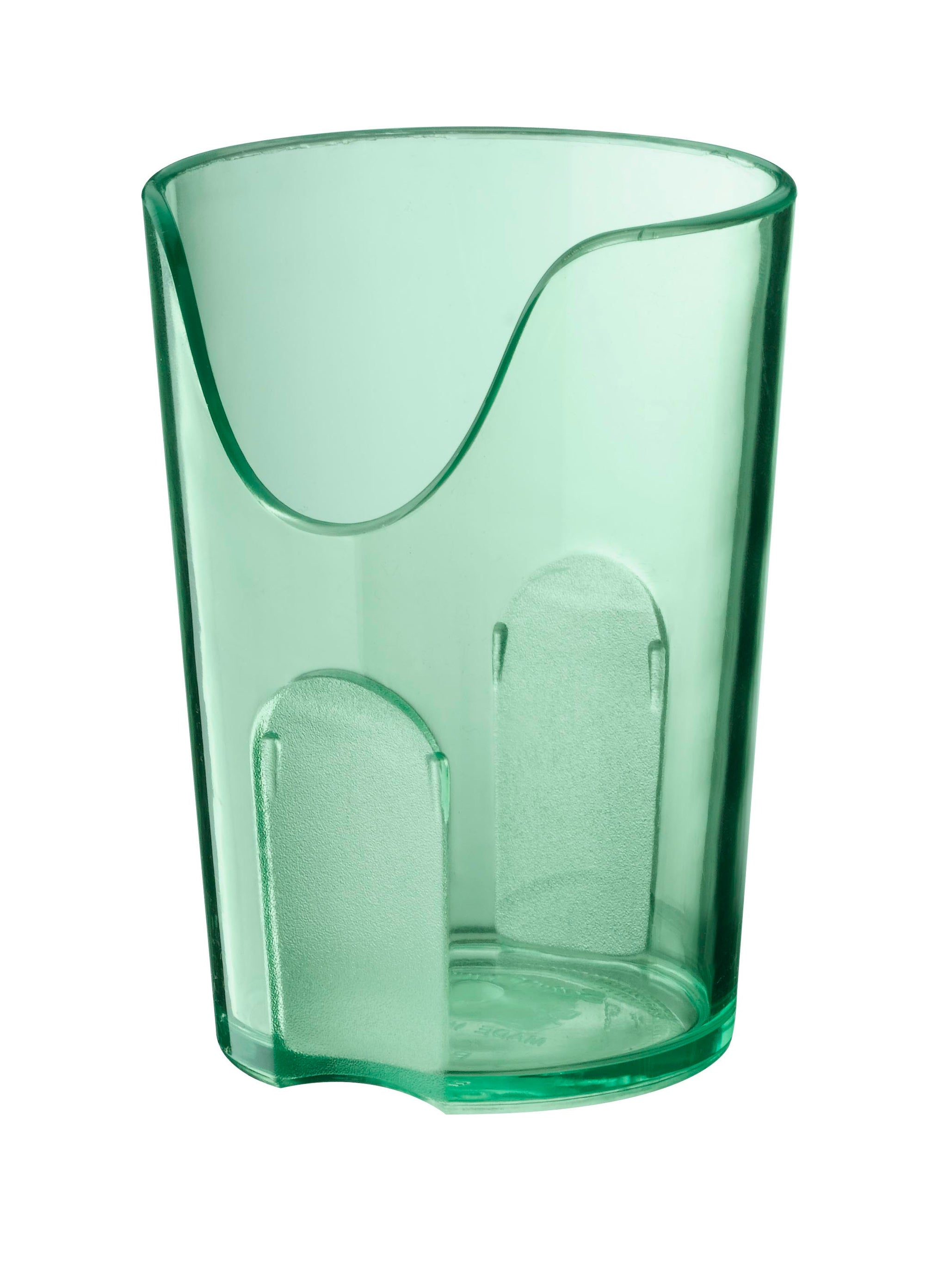 Glass with nasal cut-out