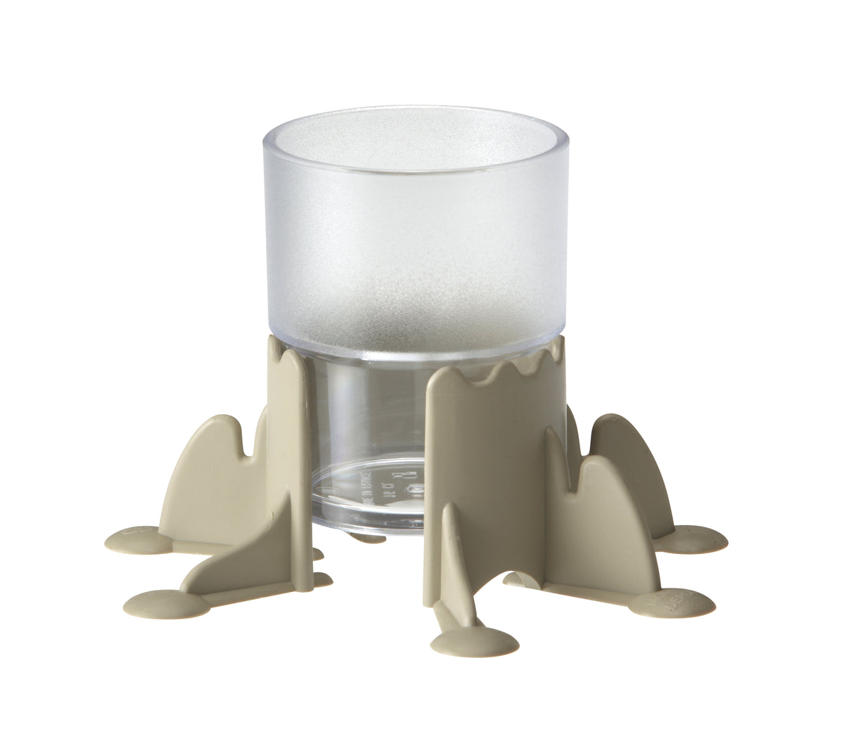 Non-slip Cup and Spoon Support - 'frog' design