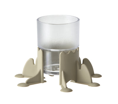 Non-slip Cup and Spoon Support - 'frog' design