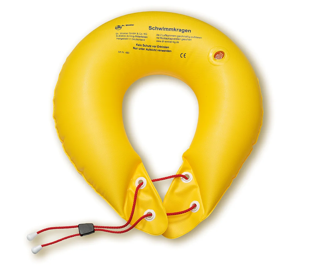 Inflatable Swimming Collar with 2 air chambers and fixing strap
