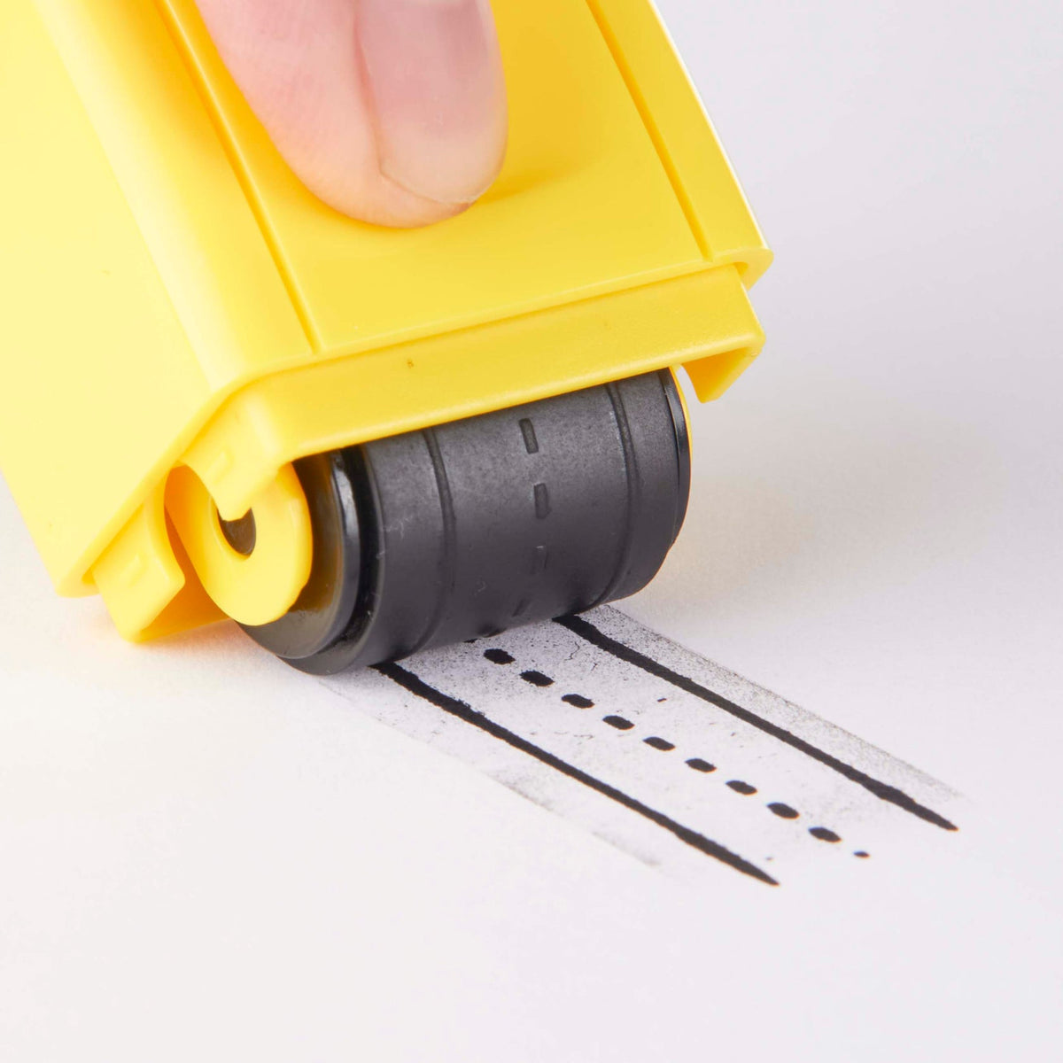 LegiLiner Self-Inking Teacher Stamp - 13mm Dashed Handwriting Line Roller