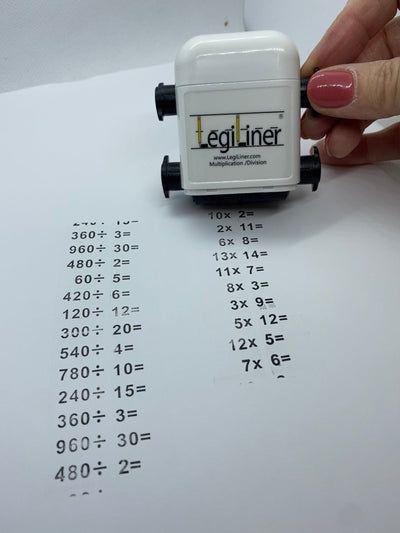 LegiLiner Self-Inking Teacher Stamp - Maths Equations