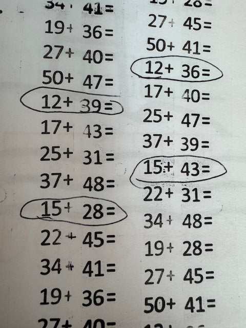 LegiLiner Self-Inking Teacher Stamp - Maths Equations