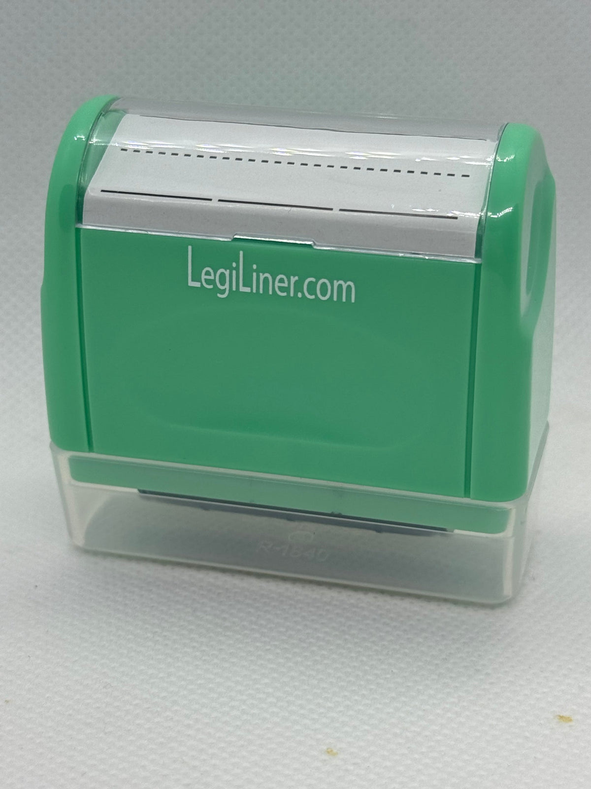 LegiLiner “Spaces” Self-Inking Teacher Stamp - 25mm Dashed Spaced Handwriting Line Roller