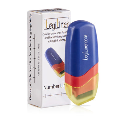 LegiLiner Self-Inking Teacher Stamp - Number Line Roller