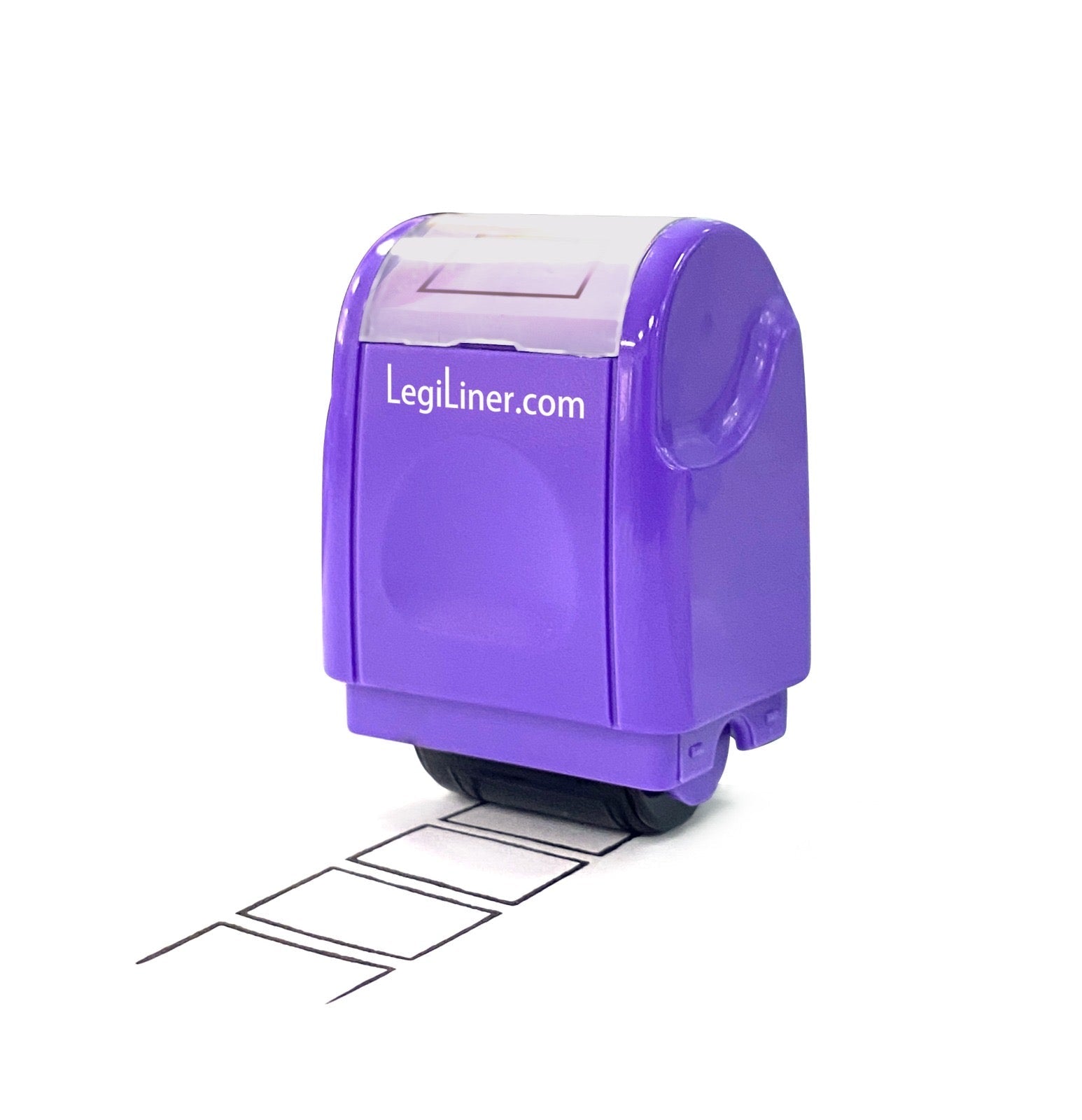 LegiLiner “LegiBox” Self-Inking Teacher Stamp - Single Math & Handwriting Box Roller