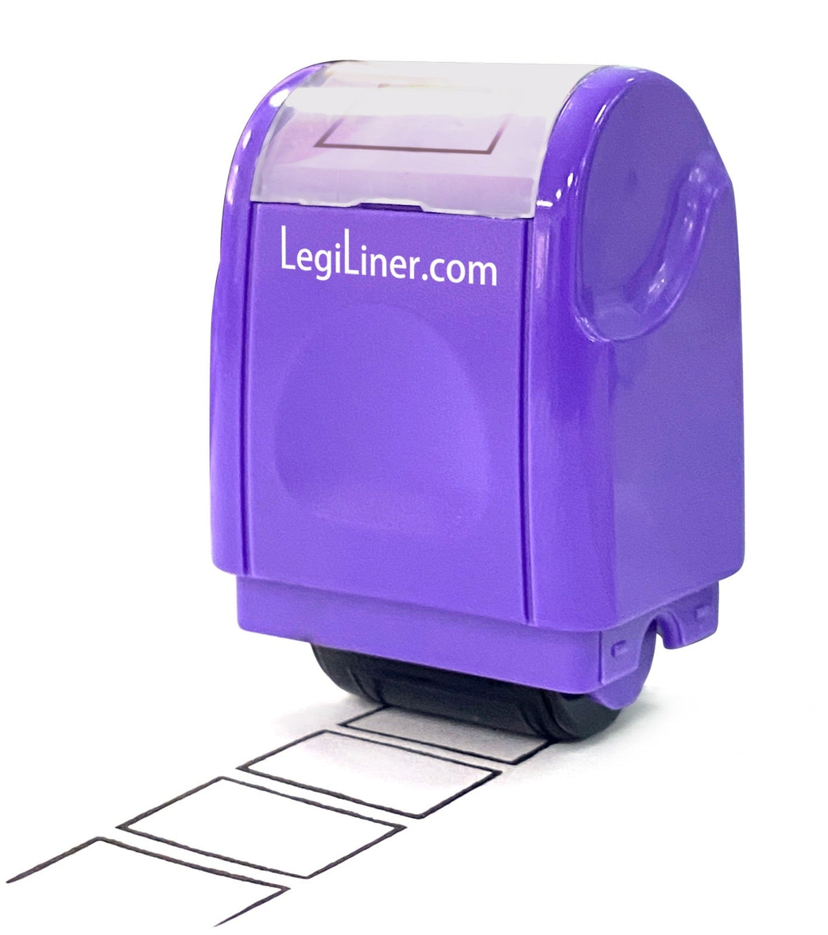 LegiLiner “LegiBox” Self-Inking Teacher Stamp - Single Math & Handwriting Box Roller