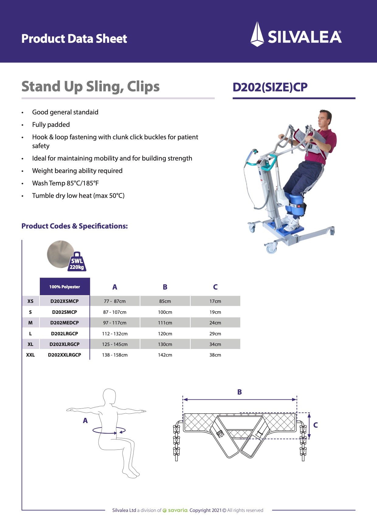 Stand Up Sling Clips