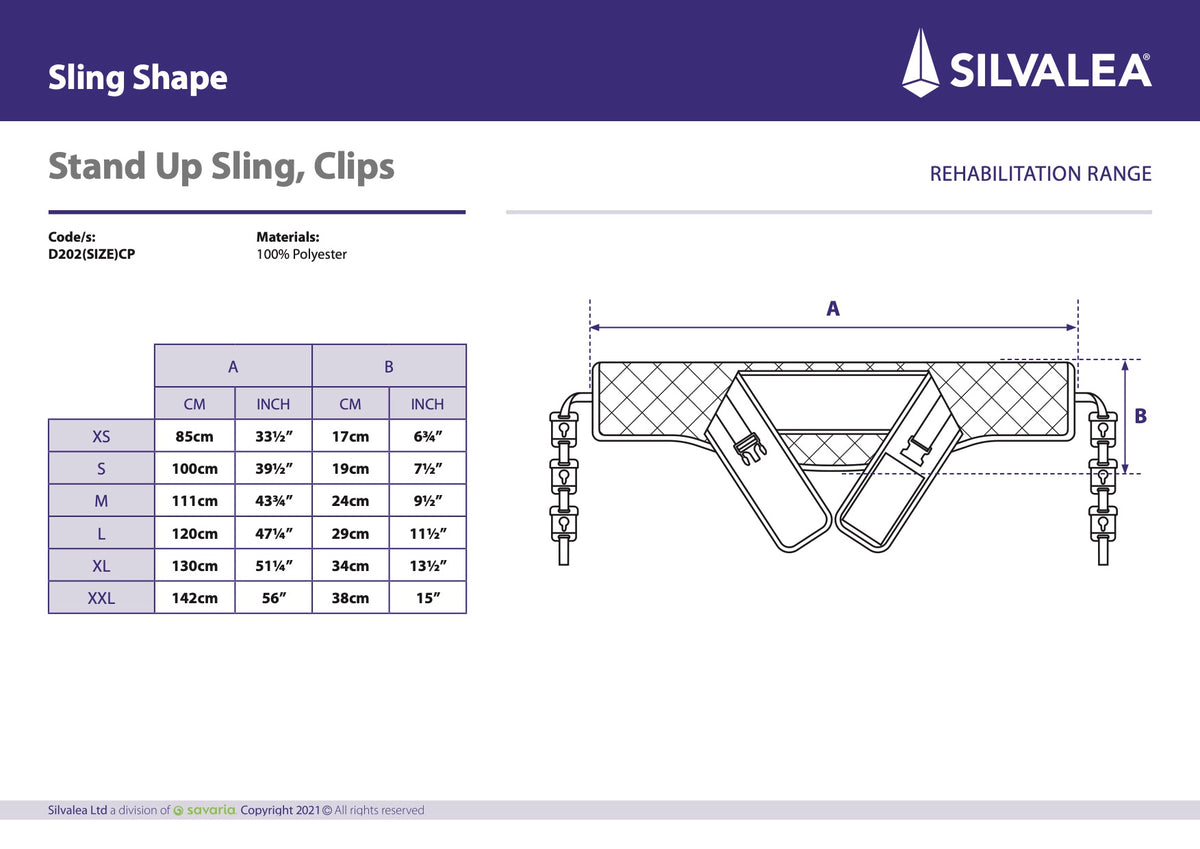Stand Up Sling Clips