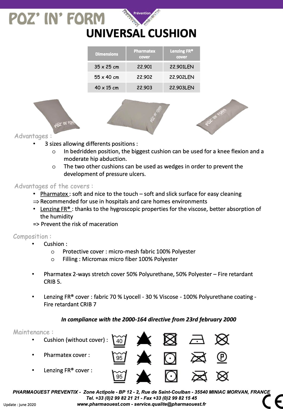 POZ' IN' FORM - UNIVERSAL CUSHION