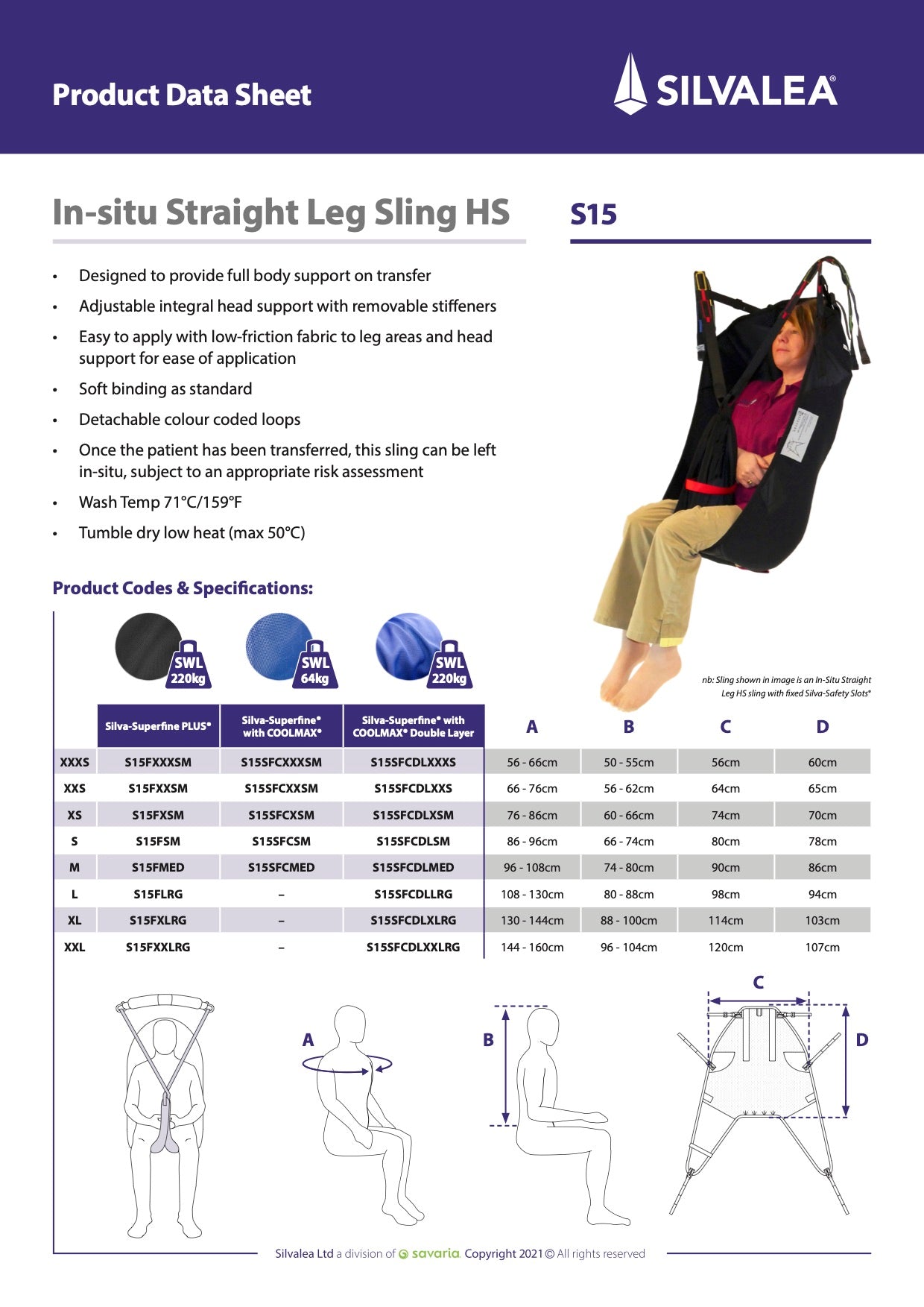 In-Situ Straight Leg Head Support