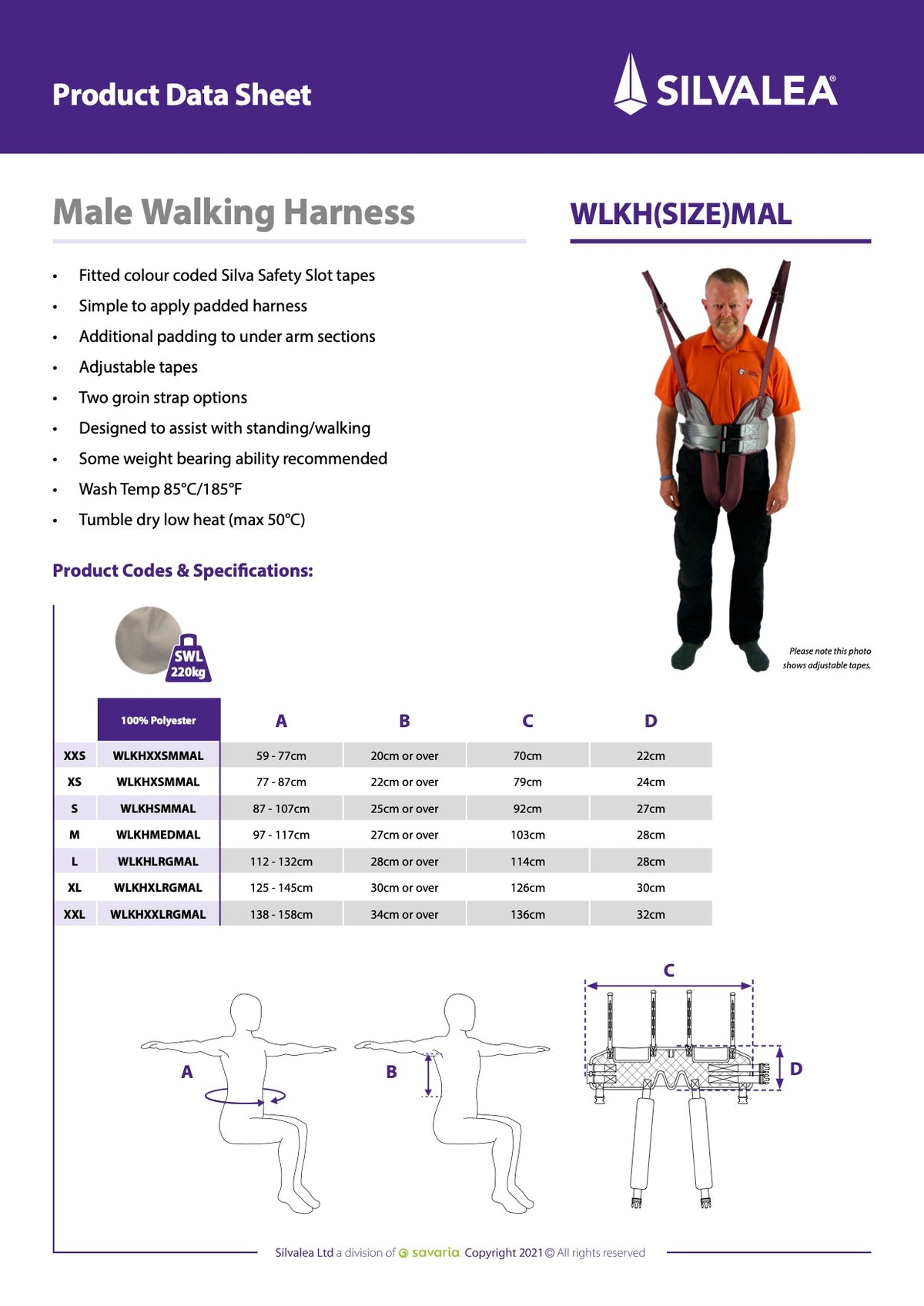 Male Walking Harness