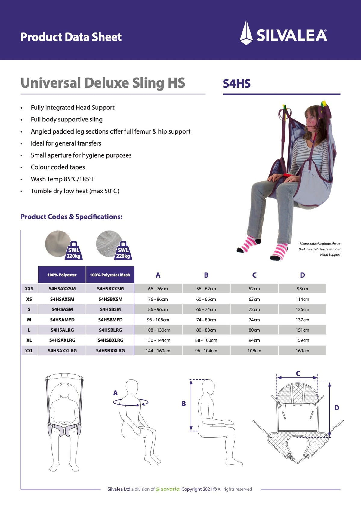 Universal Deluxe Sling Head Support
