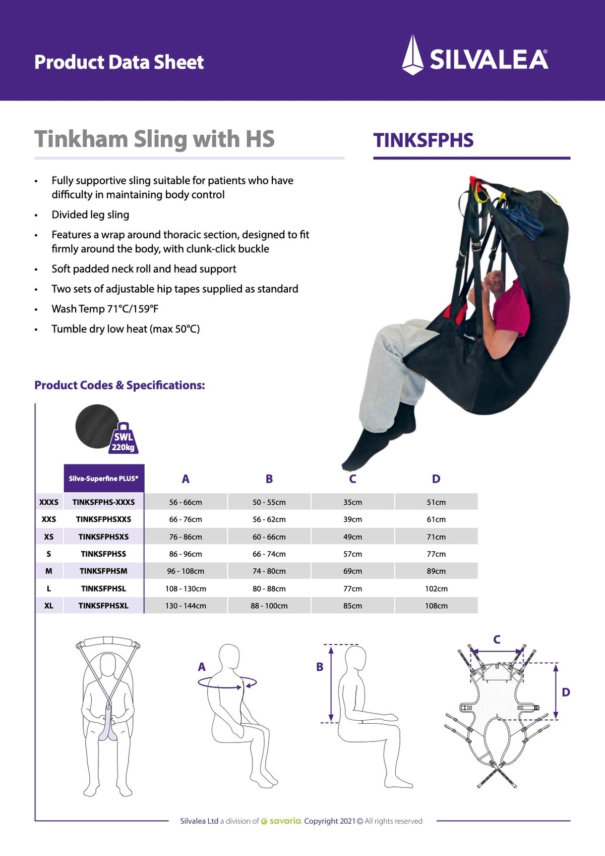 Tinkham Sling With Head Support