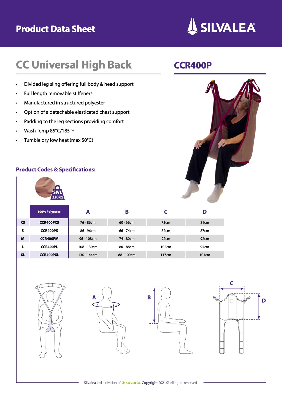 Continental Universal High Back