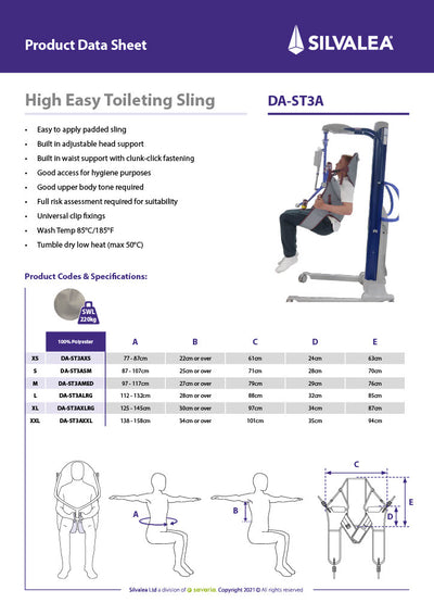 High Easy Toileting Sling Clips