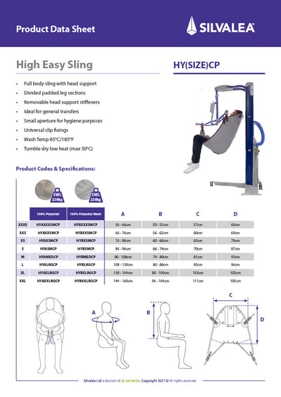 High Easy Sling With Clip Fixings