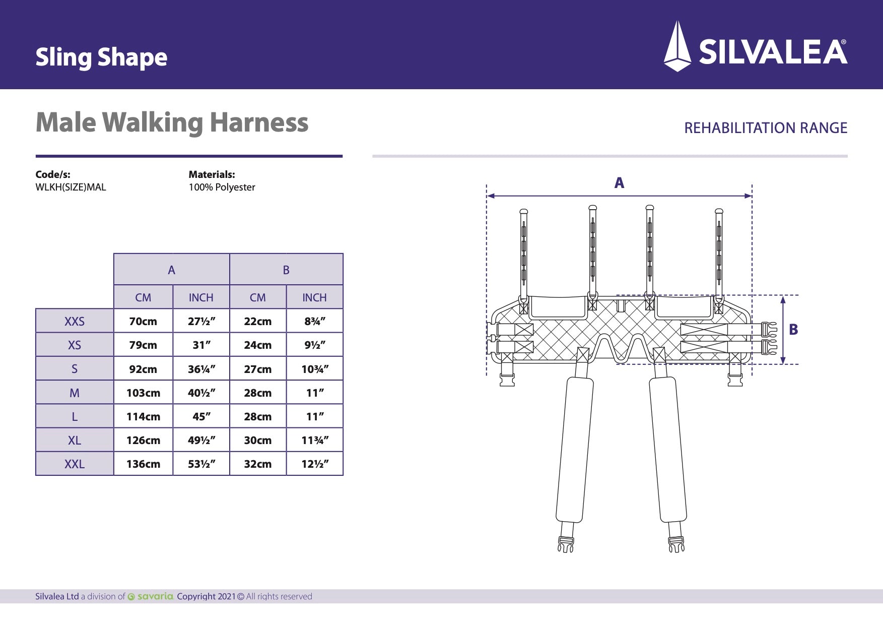 Male Walking Harness