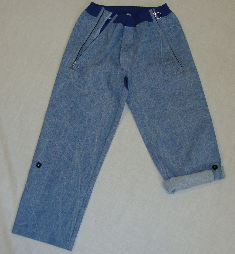 Chambray Denim Trousers - Unisex